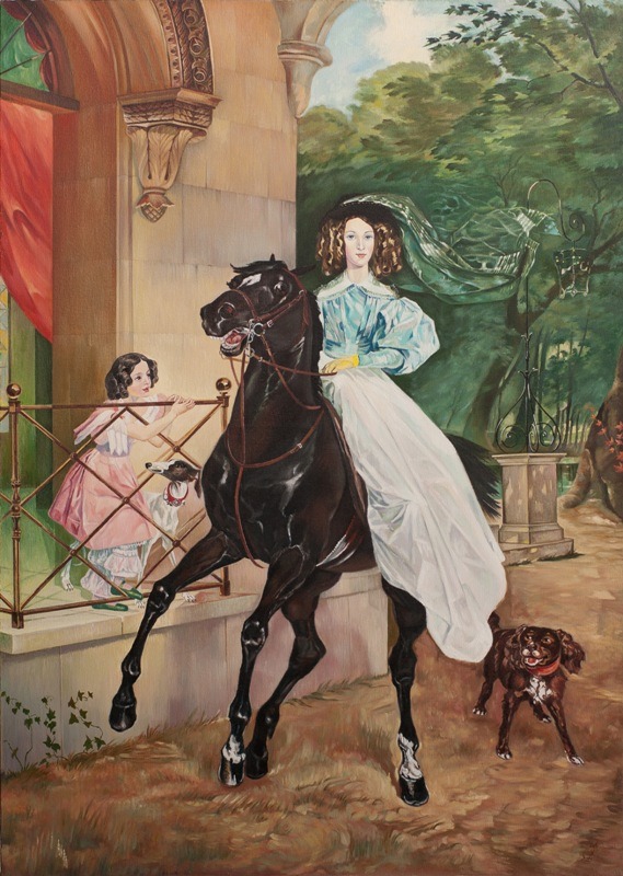 всадница Брюллов