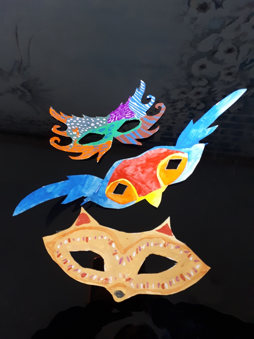 Карнавальные маски. Назаров Ищенко Леонова