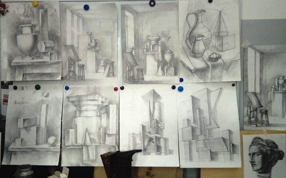 академический тональный рисунок2