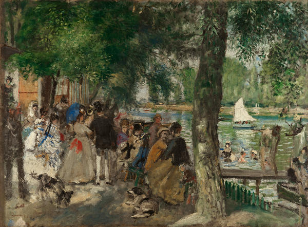 ренуар купание на сене